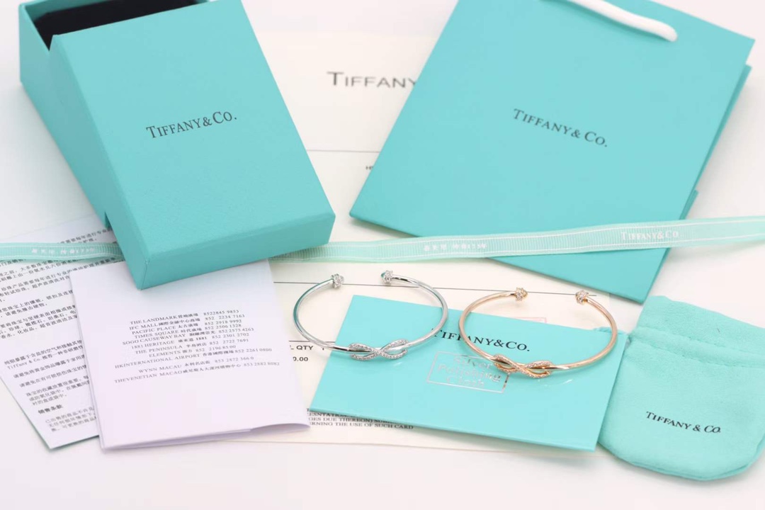 Tiffany & Co. Tiffany&Co.蒂芙尼满钻蝴蝶结手镯