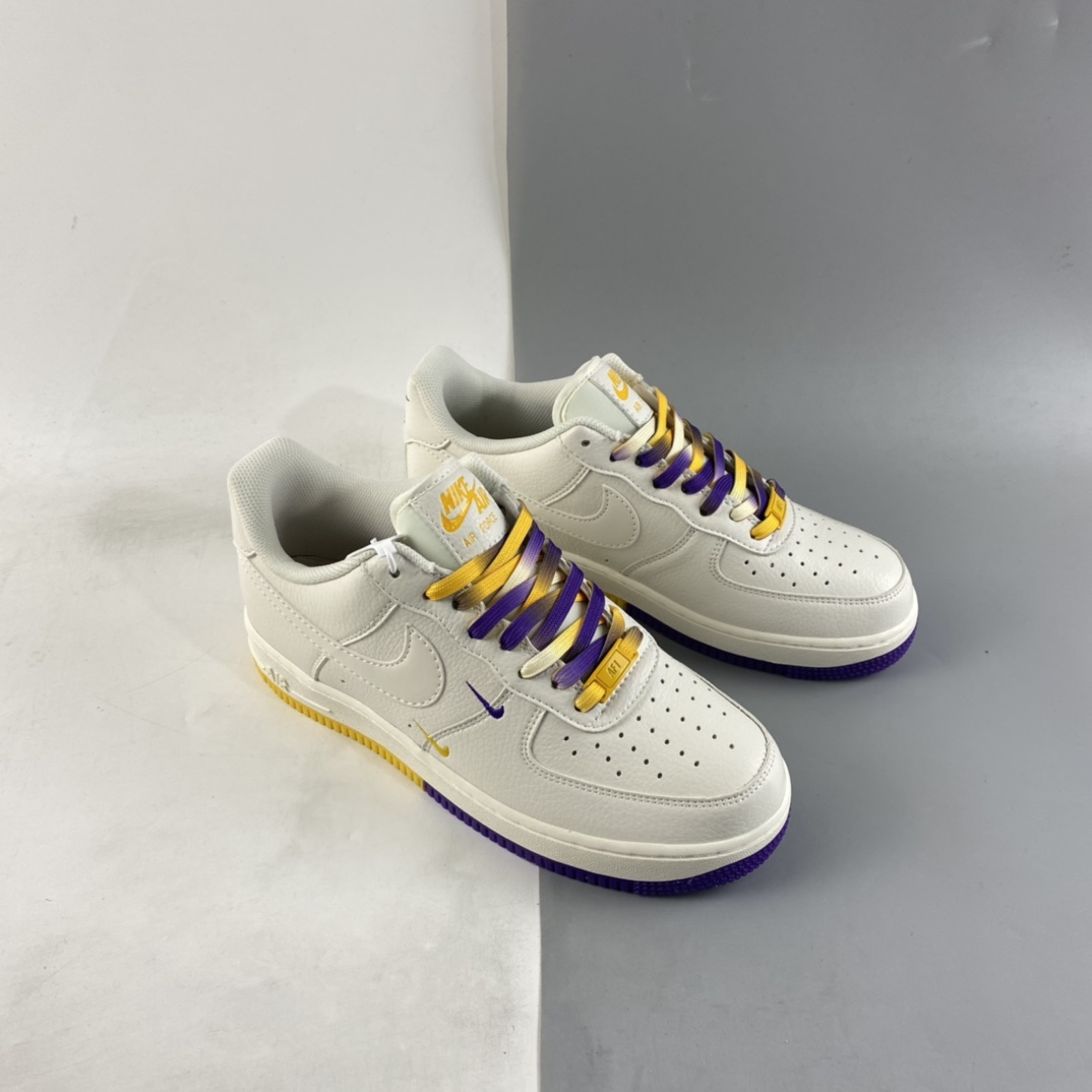 P260 NIKE Air Force 1 Low ’07 “紫金湖人”洛杉矶城市空军一号休闲板鞋 CT1989-106