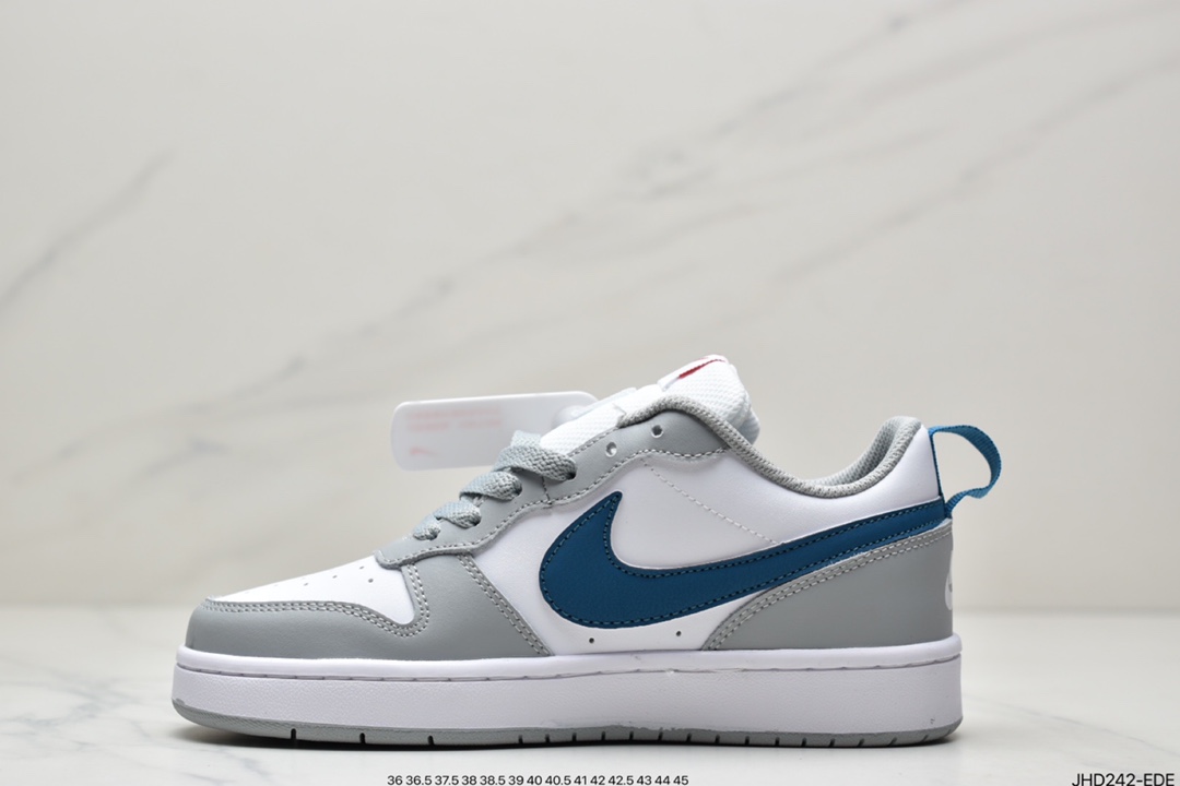 190 公司级耐克Nike Court Borough Low 低帮百搭透气休闲运动板鞋BQ5448