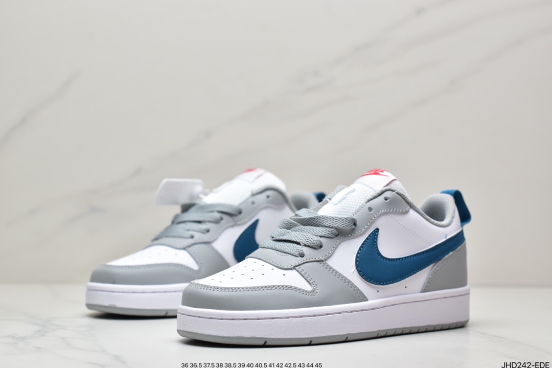 190 公司级耐克Nike Court Borough Low 低帮百搭透气休闲运动板鞋BQ5448