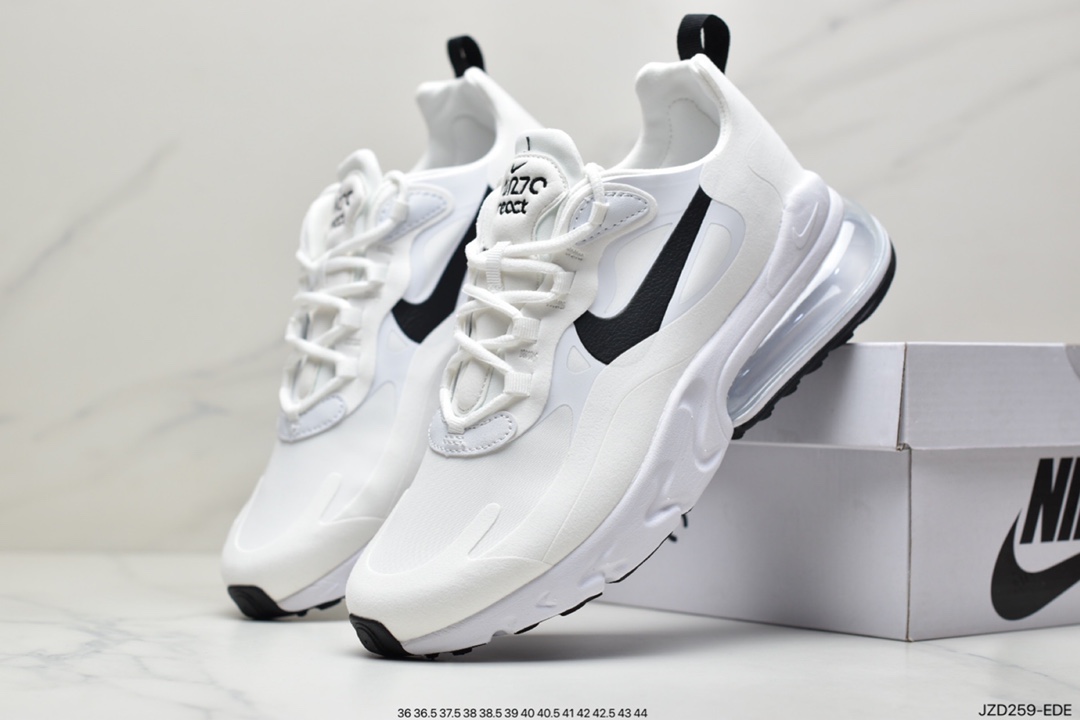 140 公司级耐克Nike Wmns Air Max 270 React SE”Black/Worldwide”270瑞亚赛车慢跑鞋AT6174-700