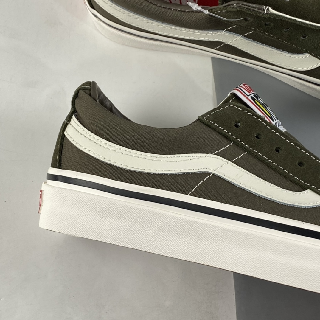 Vans Sk8-Low Reissue S Shawn Yue same army green low-top casual board shoes VN0A4UW12V7