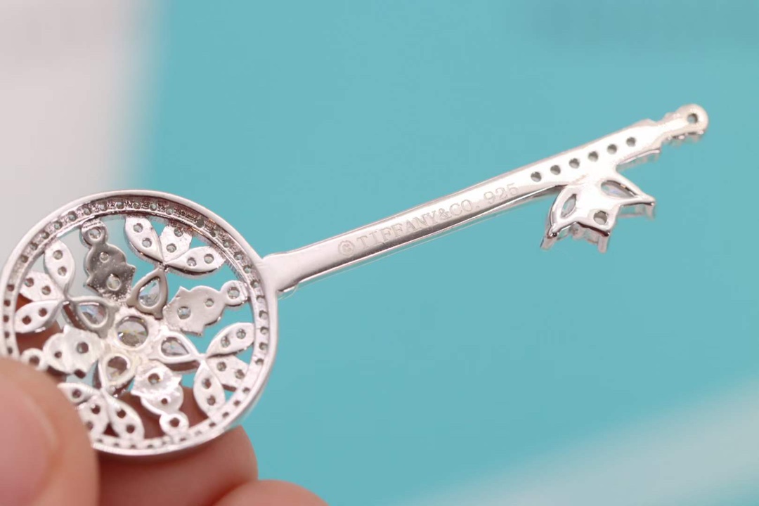 Tiffany & Co. Tiffany&Co. 圆形花瓣钥匙项链 925纯银
