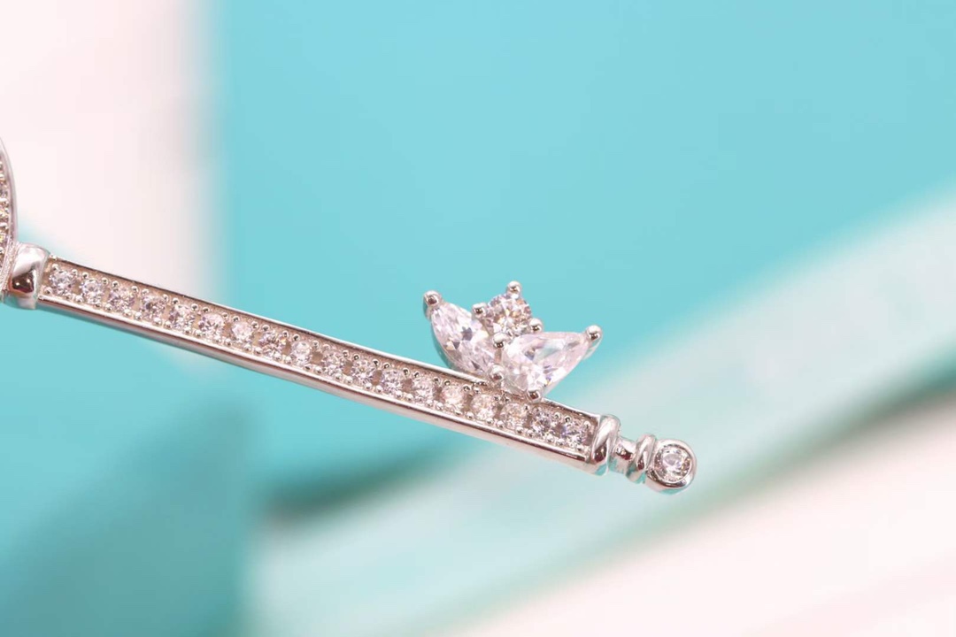 Tiffany & Co. Tiffany&Co. 圆形花瓣钥匙项链 925纯银
