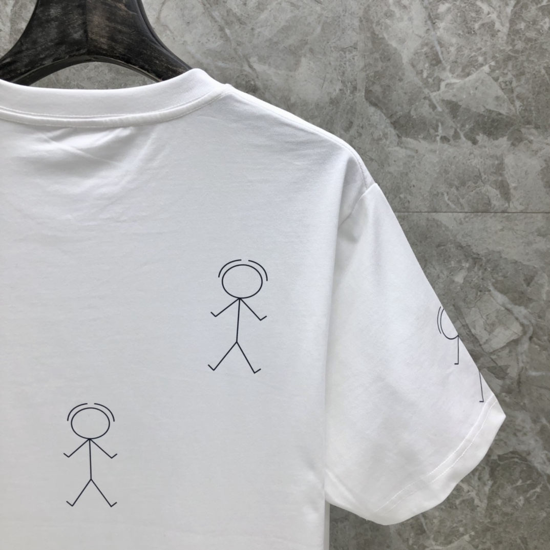톰브라운 스틱맨 남성 반팔 티셔츠 상세 이미지 8