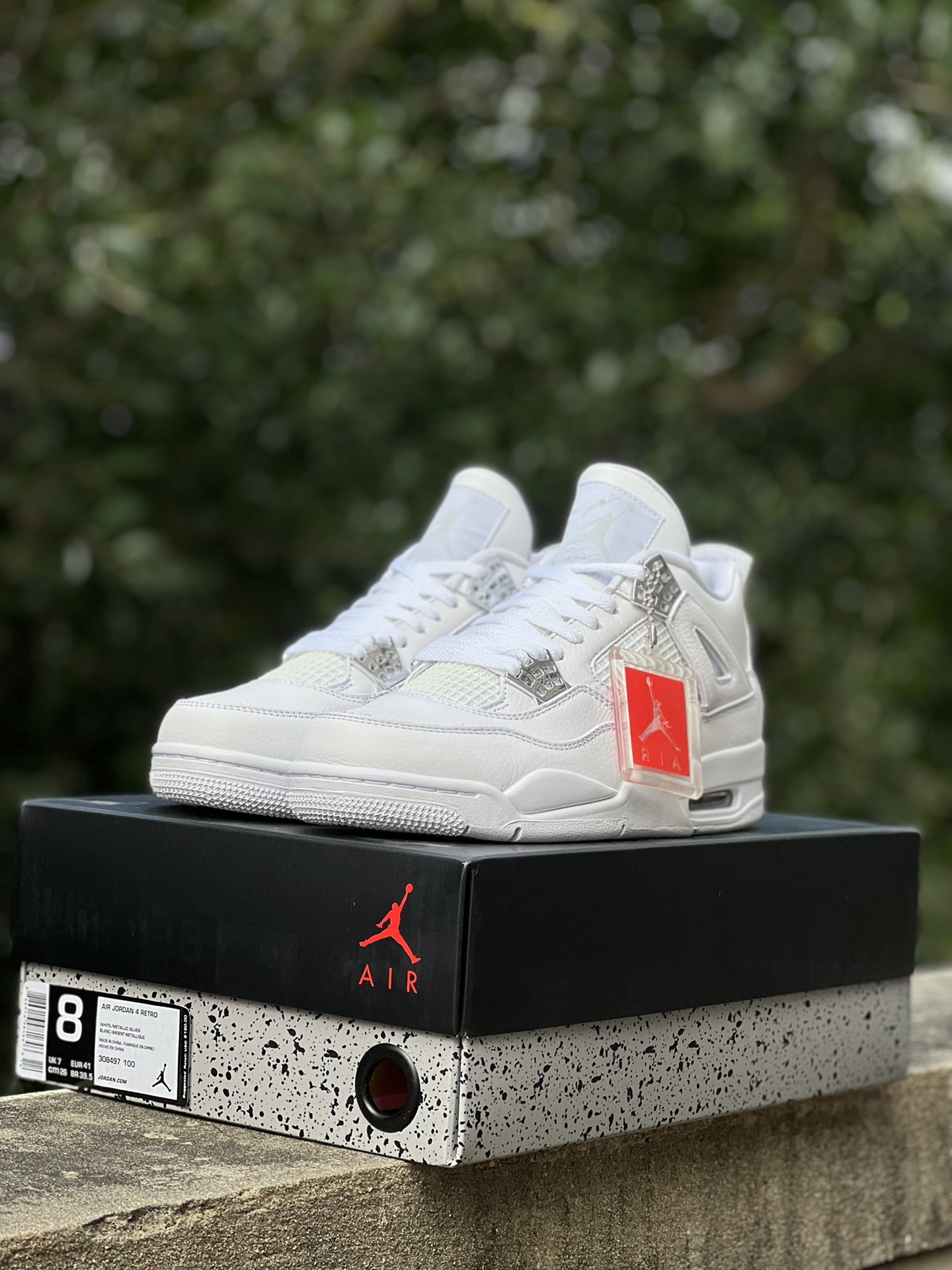 260 Air Jordan 4 Pure Money AJ4 白猫 308497-100