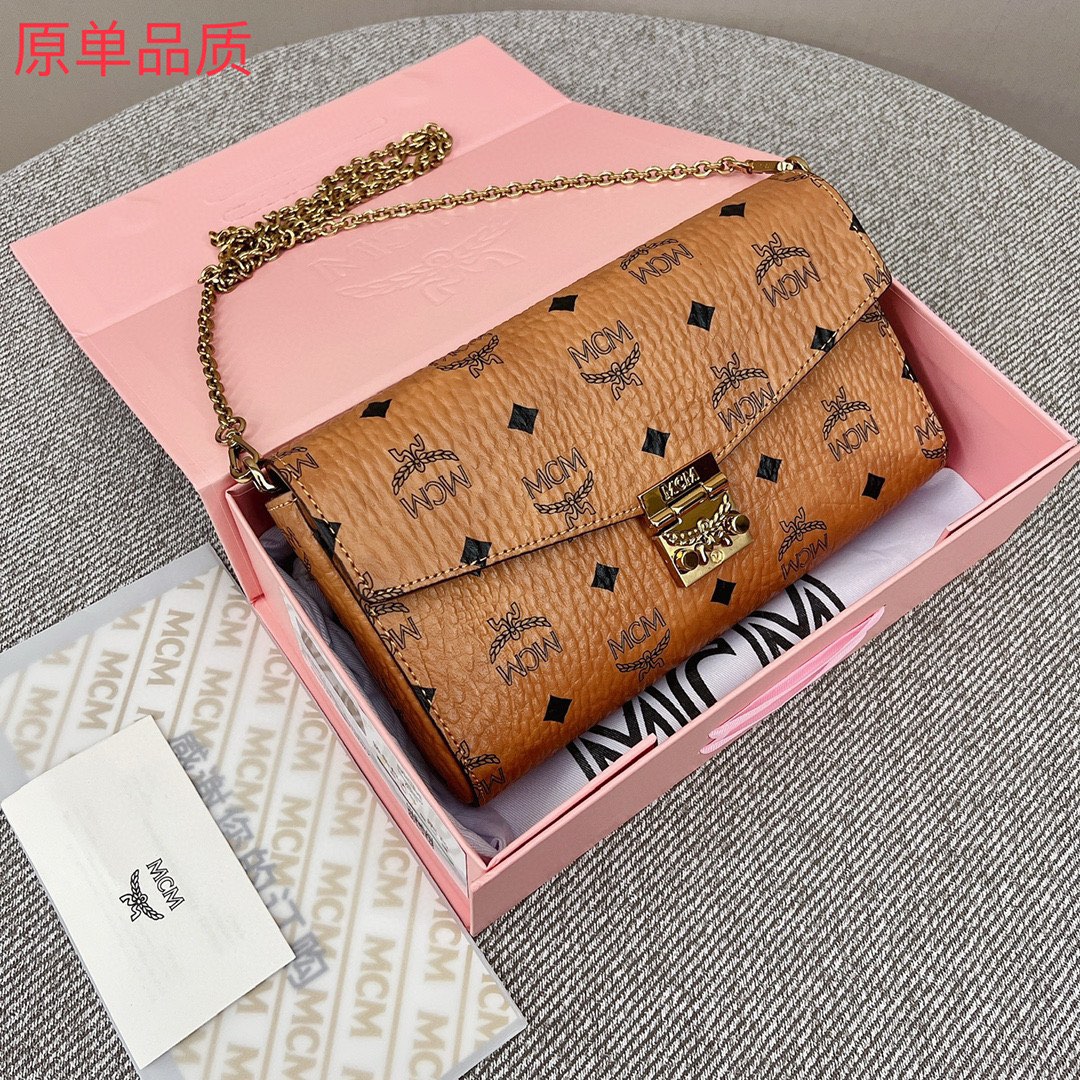 I5  MCM斜挎链条包 高端版