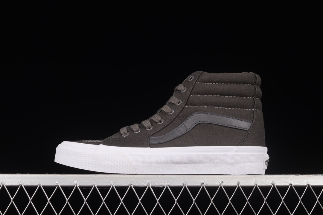 G0 Vans Sk8-Hi Slim 范斯官方经典雾霾灰高帮休闲板鞋 VN0A38F7POT工艺：硫化1:1（重量1:1、真标、原钢印、材质标、鞋型标、合格证）