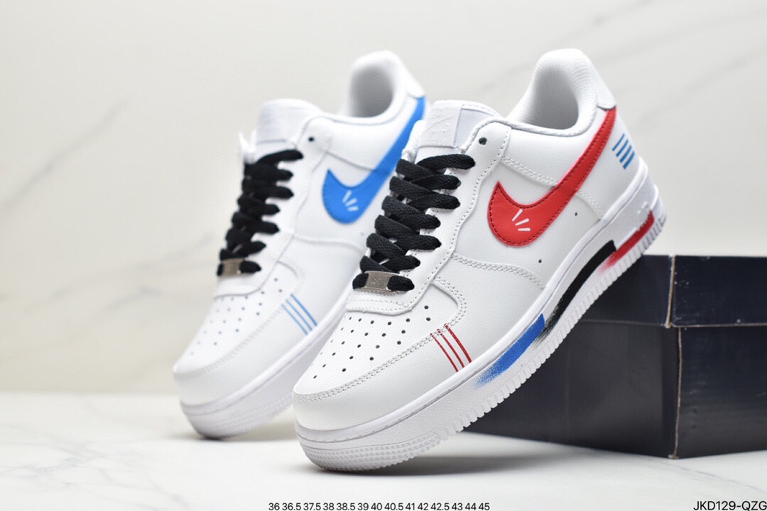 160 公司级耐克Nike Air Force 1 Low ’07 空军一号低帮板鞋 CW2288-111