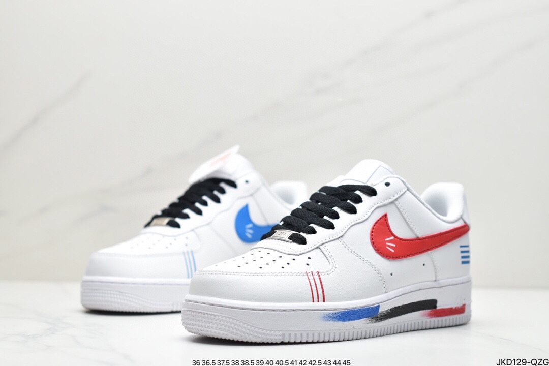 160 公司级耐克Nike Air Force 1 Low ’07 空军一号低帮板鞋 CW2288-111