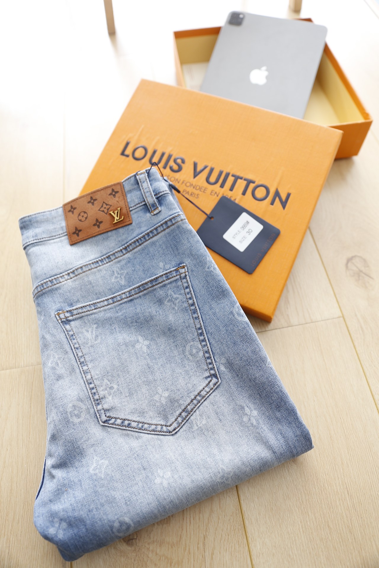 Louis Vuitton Clothing Jeans Blue Cotton Spring Collection