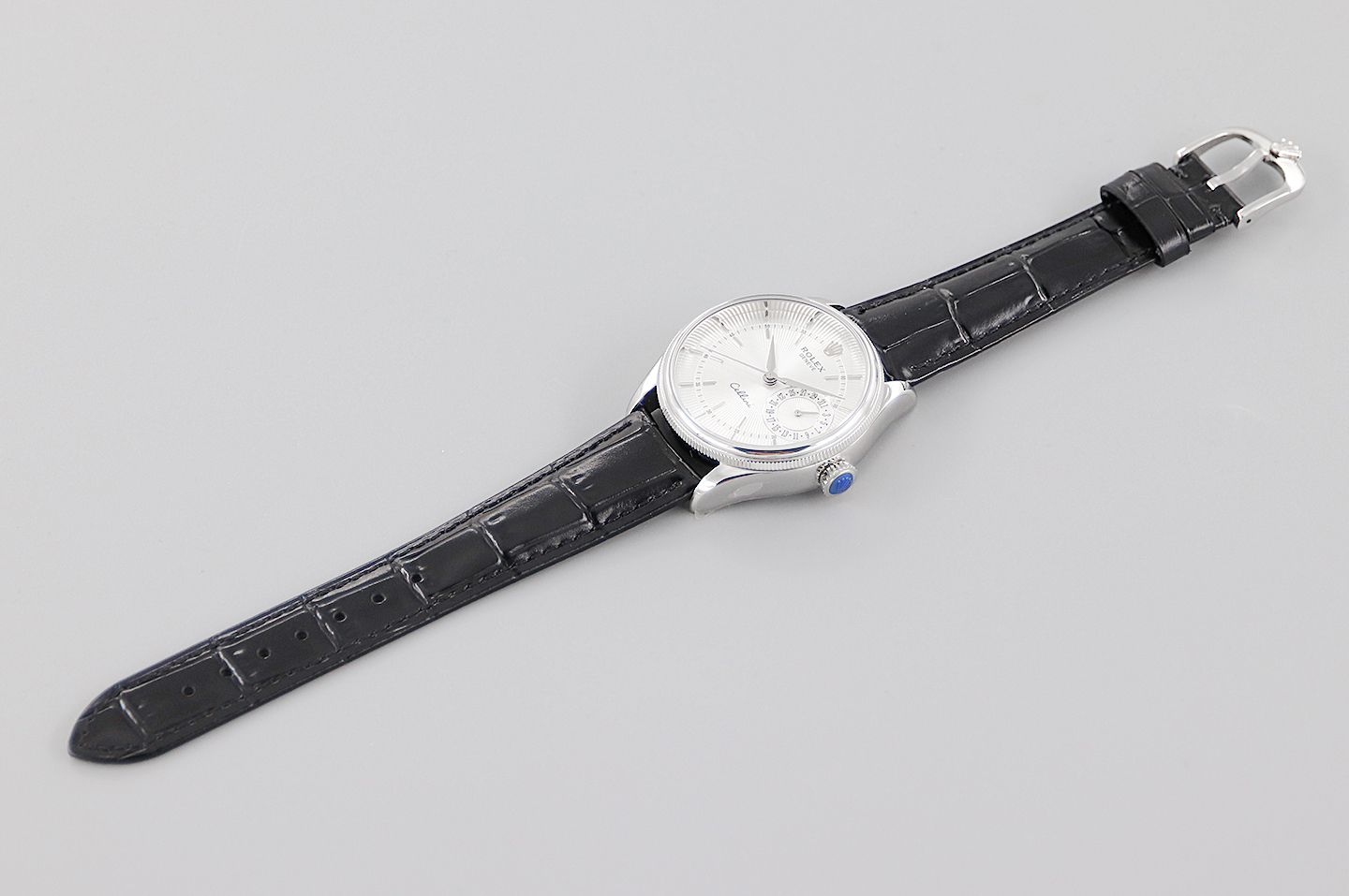 Rolex Cellini Watch Designer Replica
 Blue Cowhide