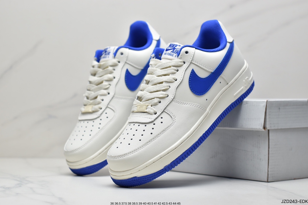 NIKE Air Force 1'07 Air Force One White and Blue Mid CT7879-994