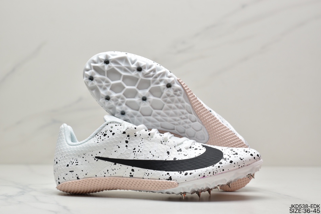 160 公司级耐克NIKE ZOOM RIVAL S 9 男女短中跑步鞋专业精英fly3/Dragonfly苏炳添田径比赛钉鞋907564 ID:JKD538-EDK