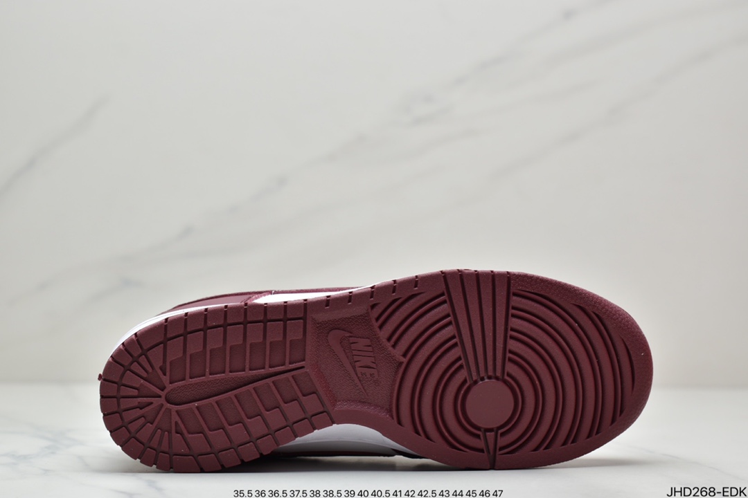 190 公司级NK Dunk Low Retro ” Dark Beetroot ” 酒红 低帮运动休闲板鞋 DD1503-108