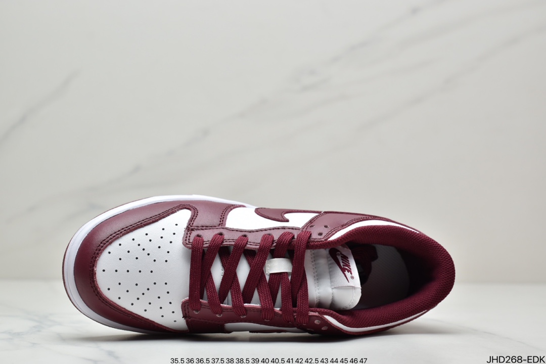 190 公司级NK Dunk Low Retro ” Dark Beetroot ” 酒红 低帮运动休闲板鞋 DD1503-108
