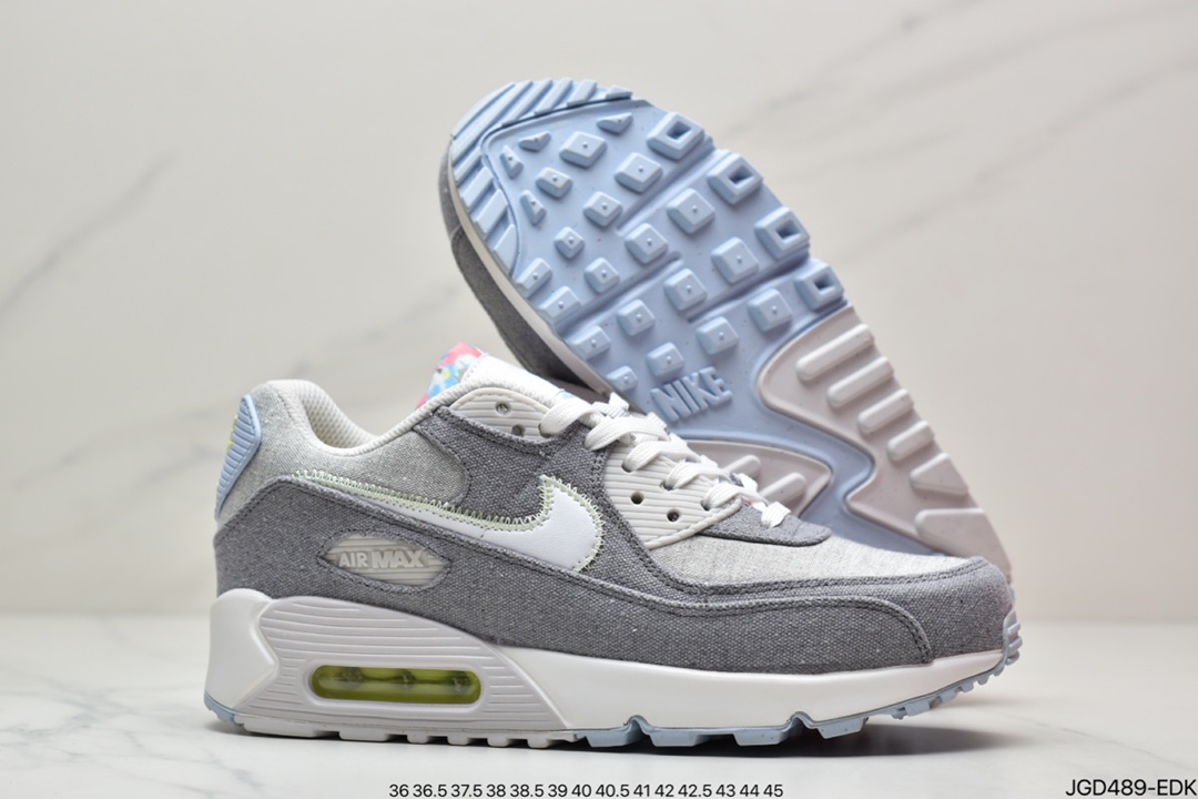 180 Nike Air Max 90”Euro Tour”复古气垫百搭休闲运动慢跑鞋CW7574-100