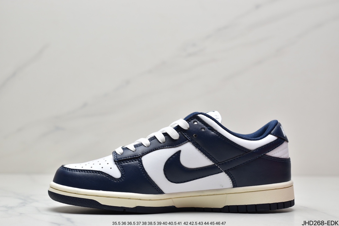 190 公司级耐克Nike SB Dunk Low”Aged Navy”扣篮系列低帮休闲运动滑板板鞋DD1503-115