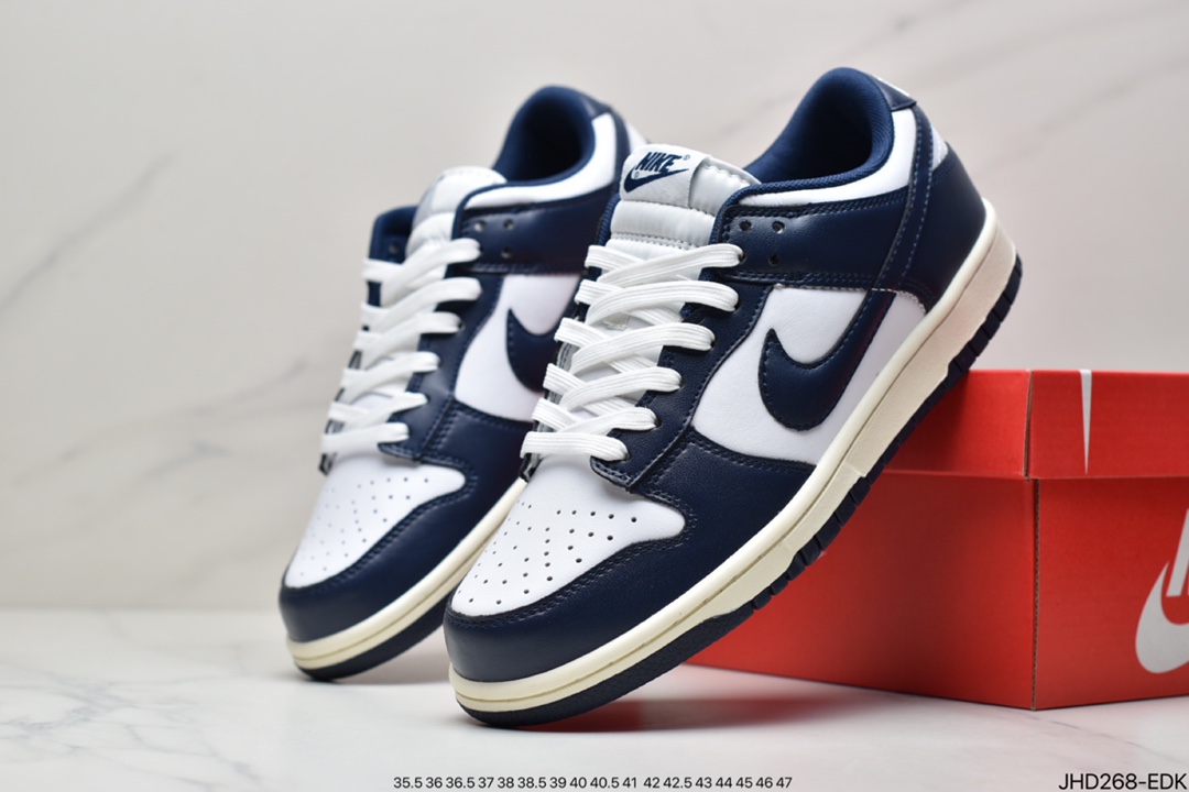 190 公司级耐克Nike SB Dunk Low”Aged Navy”扣篮系列低帮休闲运动滑板板鞋DD1503-115