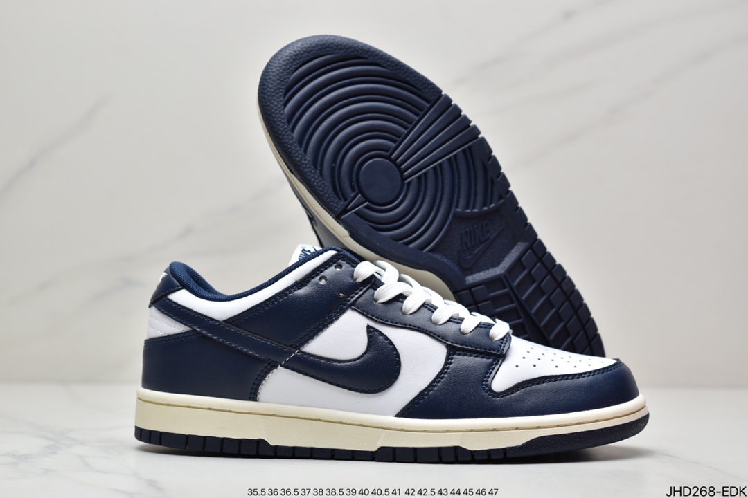 190 公司级耐克Nike SB Dunk Low”Aged Navy”扣篮系列低帮休闲运动滑板板鞋DD1503-115