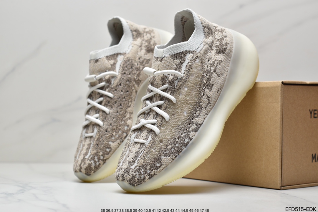 Adidas Originals YEEZY BOOST 380 V1 ”Stone Salt” all-match jogging shoes GZ0473