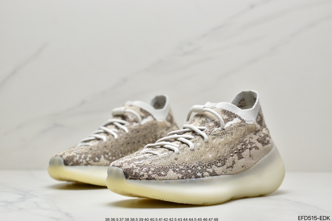 Adidas Originals YEEZY BOOST 380 V1 ”Stone Salt” all-match jogging shoes GZ0473