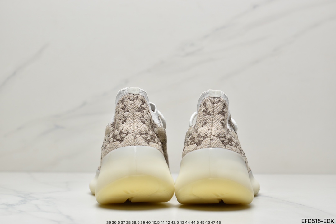 Adidas Originals YEEZY BOOST 380 V1 ”Stone Salt” all-match jogging shoes GZ0473