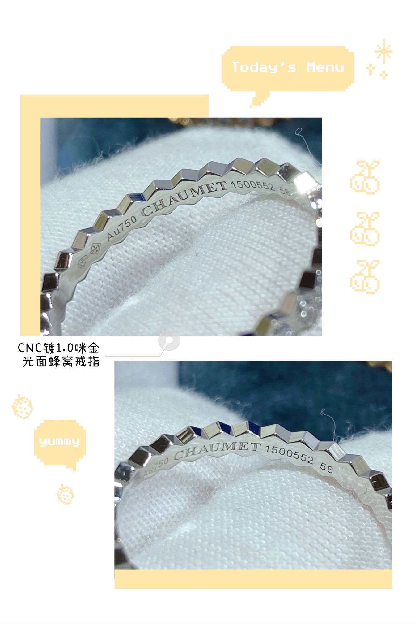 “¥320 V Gold Z CNC Precision Plating Platinum Open Version Carving” - 图片 9
