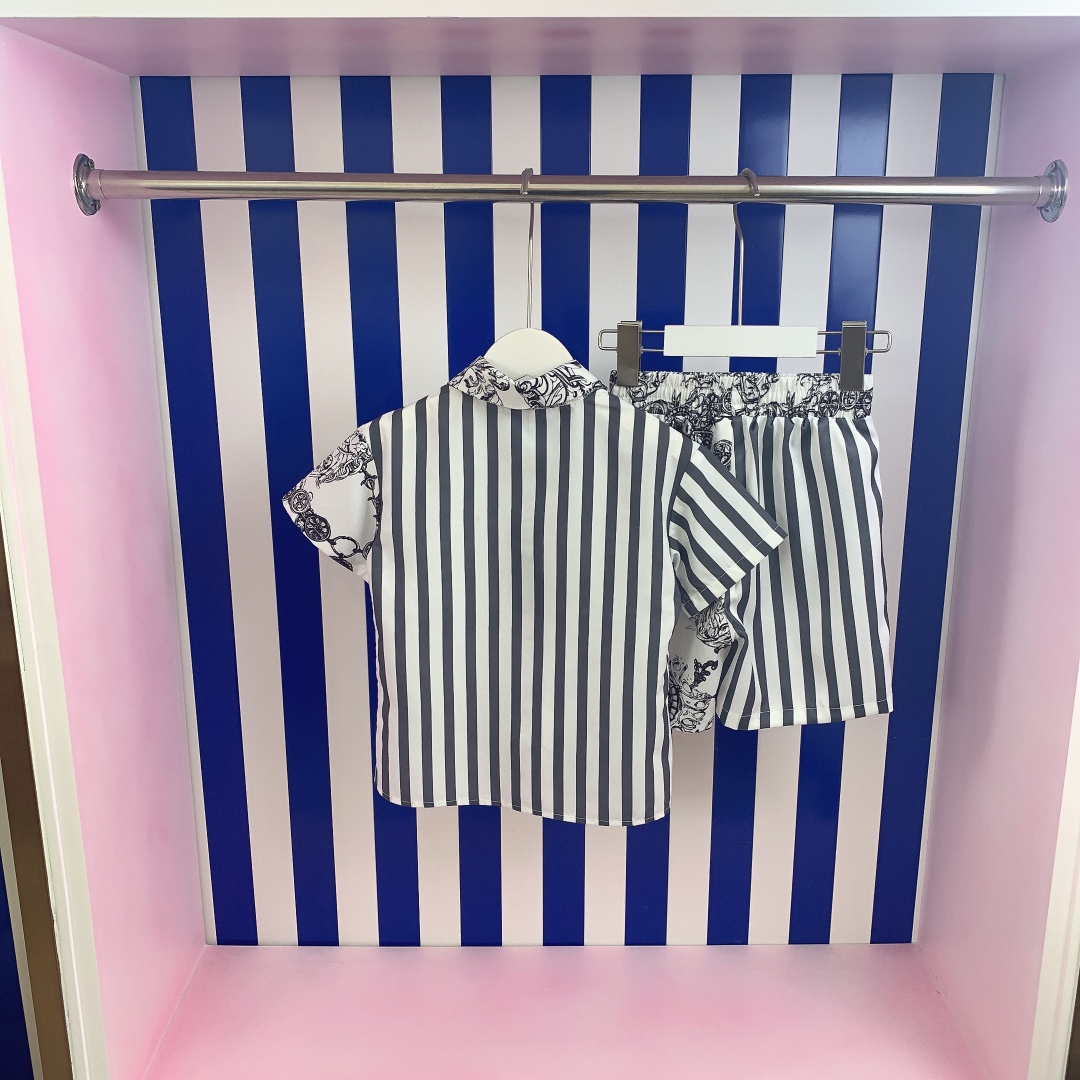 Van Sage Summer Kids T-shirts & Shorts with Classic Stamp Designs in Cotton Knit. - 图片 8