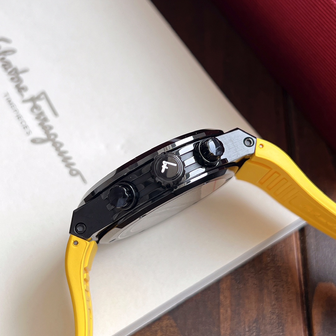 Philagermu F80 Flagship Men’s Watch: 43mm Sapphire-Proof, Waterproof 100m, IP Black Steel Shell - 图片 5