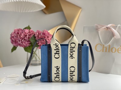 Replicas
 Chloe AAA+
 Tote Bags Canvas Spring/Summer Collection Woody