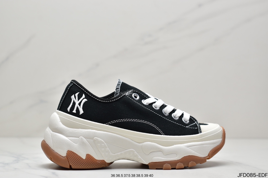 Limited x MLB Big Ball Chunky Canvas Low Retro Thick Sole Daddy Style Low Top All-match Casual Sports Jogging Shoes 32SHU2111