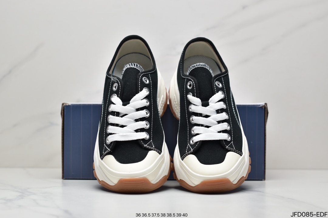 Limited x MLB Big Ball Chunky Canvas Low Retro Thick Sole Daddy Style Low Top All-match Casual Sports Jogging Shoes 32SHU2111