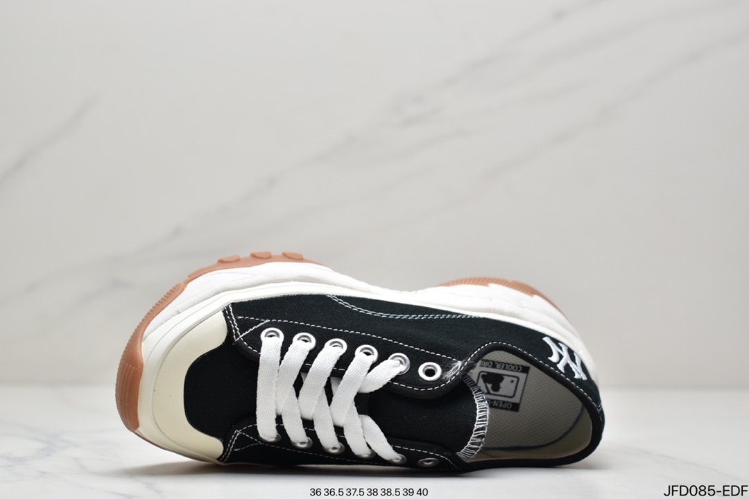 Limited x MLB Big Ball Chunky Canvas Low Retro Thick Sole Daddy Style Low Top All-match Casual Sports Jogging Shoes 32SHU2111