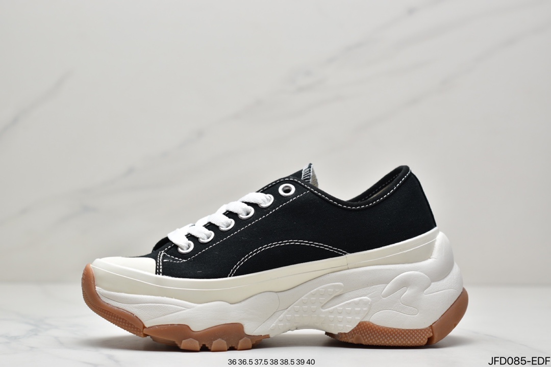 Limited x MLB Big Ball Chunky Canvas Low Retro Thick Sole Daddy Style Low Top All-match Casual Sports Jogging Shoes 32SHU2111