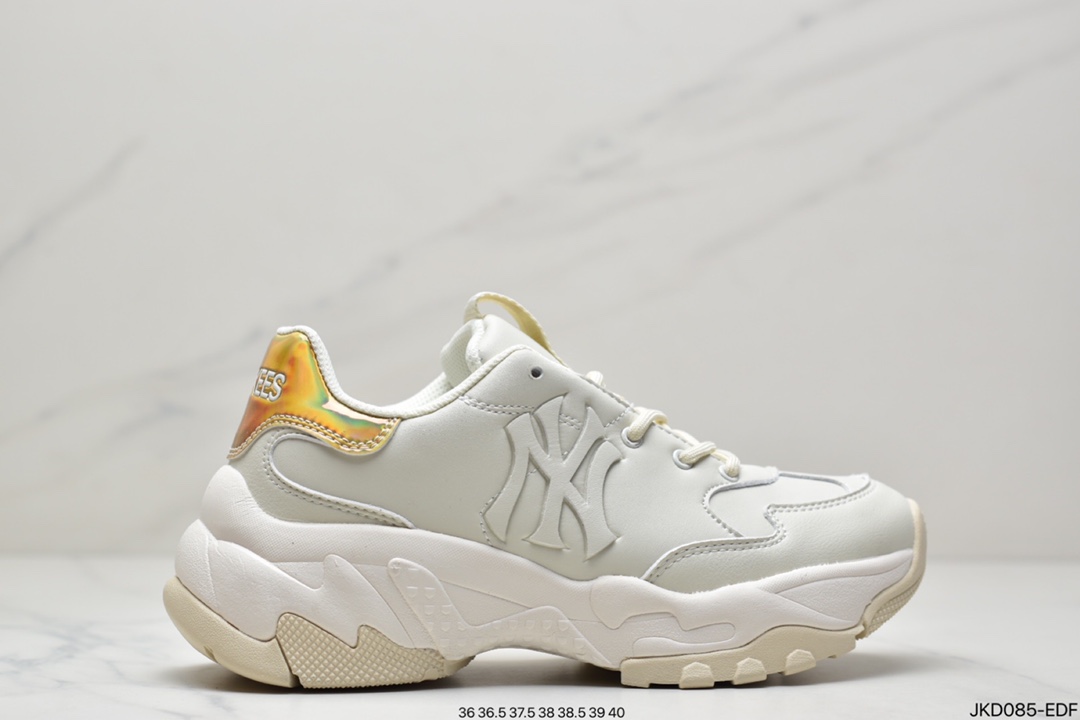 Korea South Korea SS19 limited sale NY USA Rugby Yankees limited x MLB Big Ball Chunky A Running thick bottom dad thick bottom casual sports jogging shoes 32SHCH011