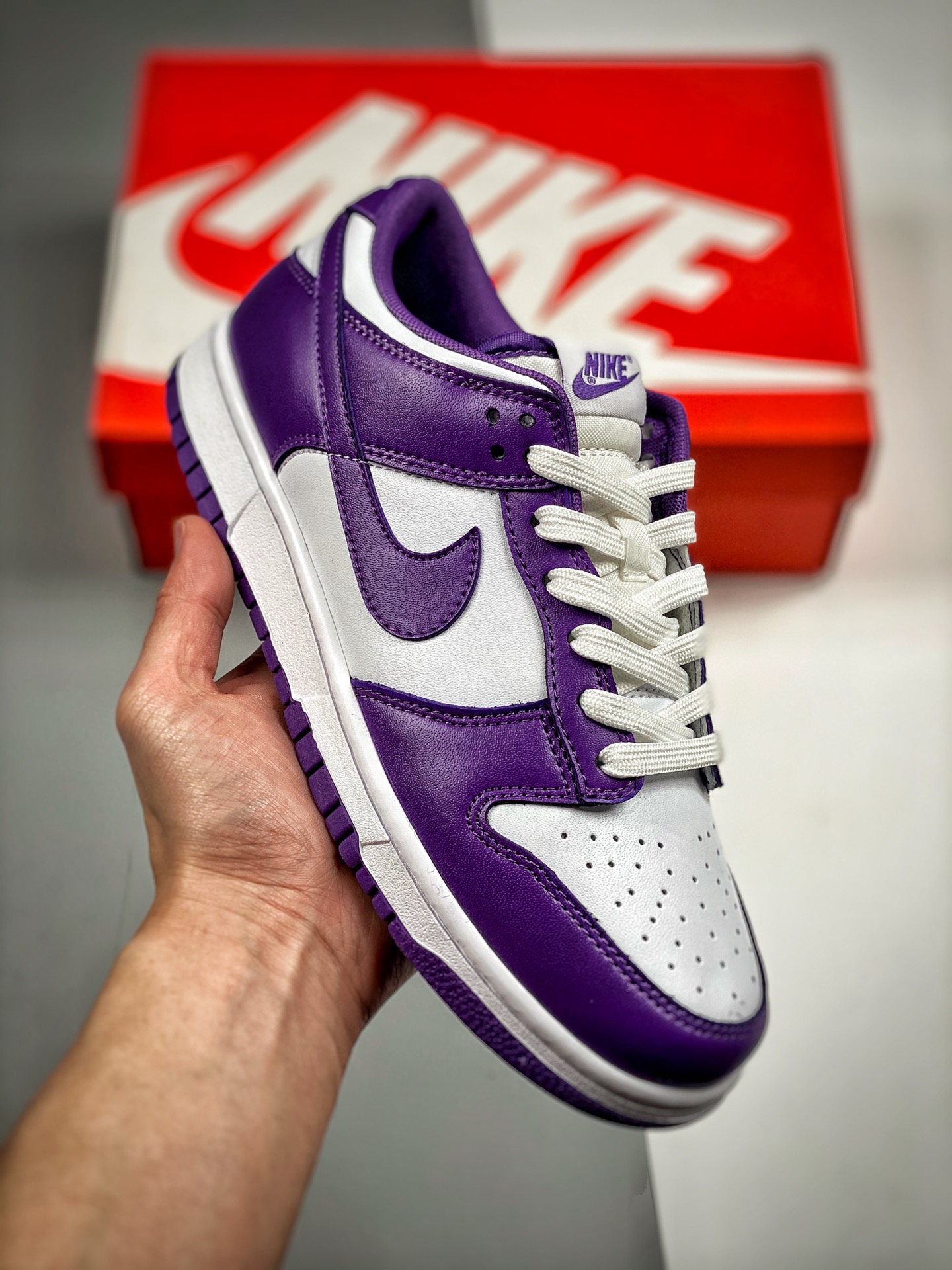 Nk Dunk SB Low Blanco y púrpura Gran fábrica de calidad pura original Fotos reales primer lanzamiento Material de capa …