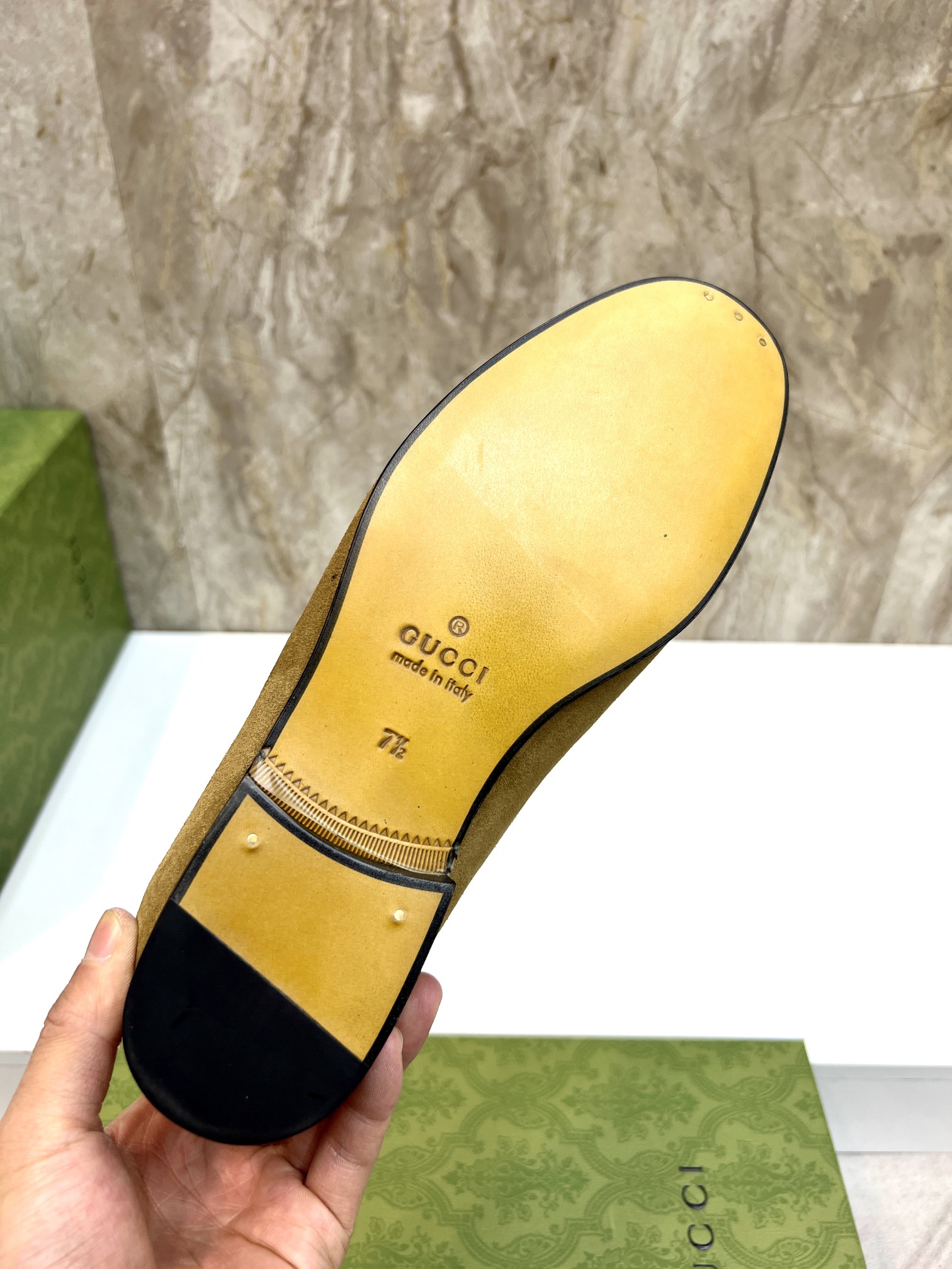 suela de cuero original P440 marca: GUCCI (Gucci) código estándar: código de los hombres 38/44 (45/4