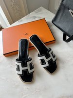 Hermes Shoes Slippers Wholesale Designer Shop
 Genuine Leather Sheepskin Summer Collection