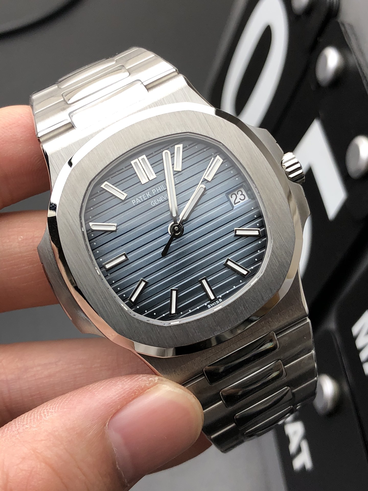 Patek Philippe 3K 蓝灰鹦鹉螺