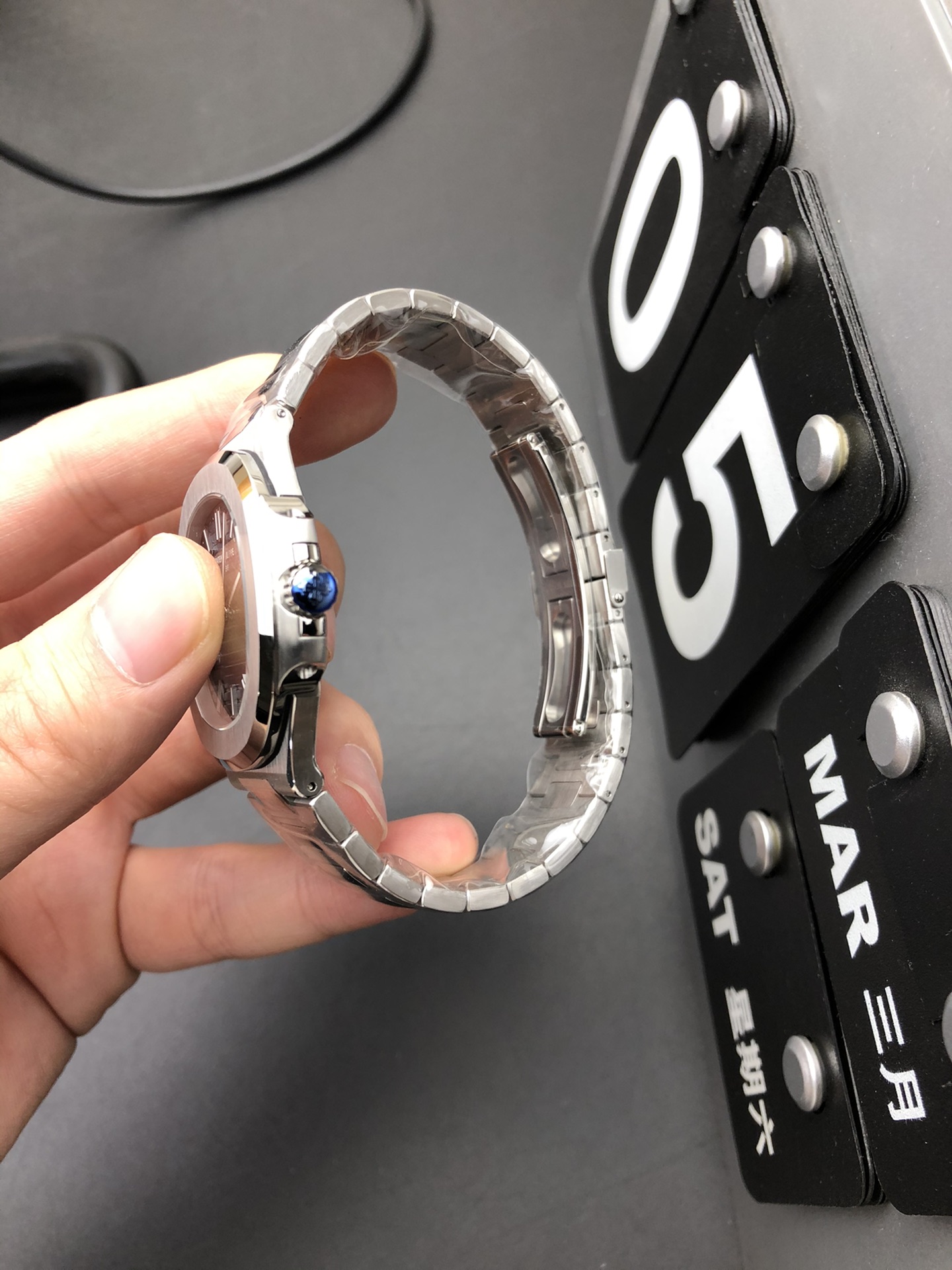 Patek Philippe 3K 蓝灰鹦鹉螺