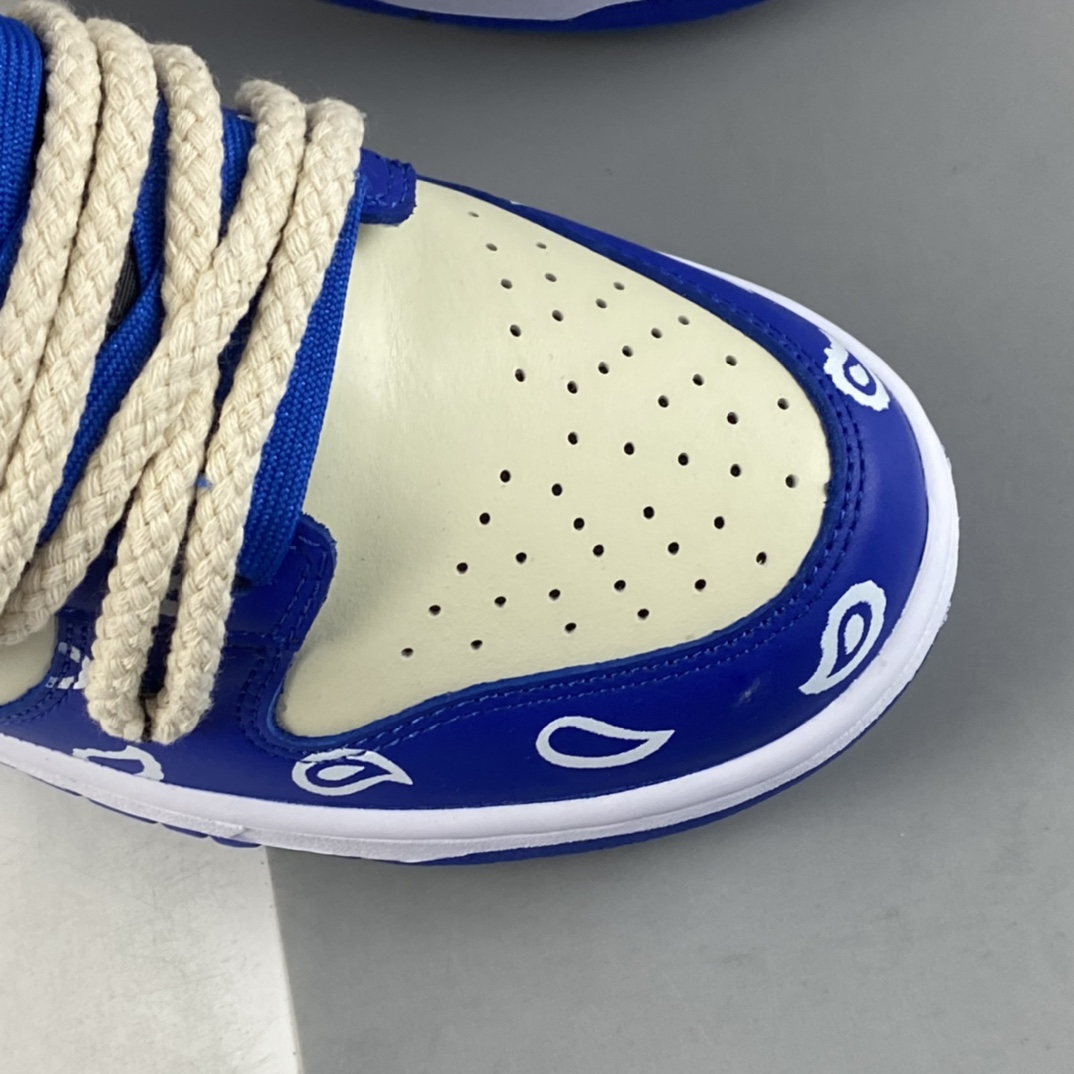P380 NIKE Dunk Low ”Retro” 米色闪电蓝复古腰果花解构鞋带板鞋 DD1391-001