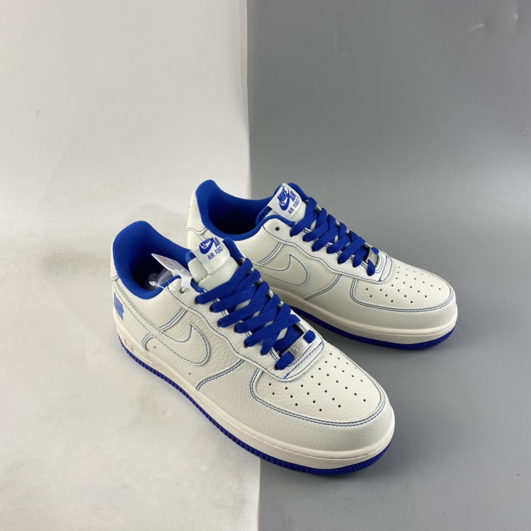 P240 洛杉矶潮牌店限量发售 Undefeated x Nike Air Force 1 Low 米白宝蓝休闲板鞋 UN1570-680