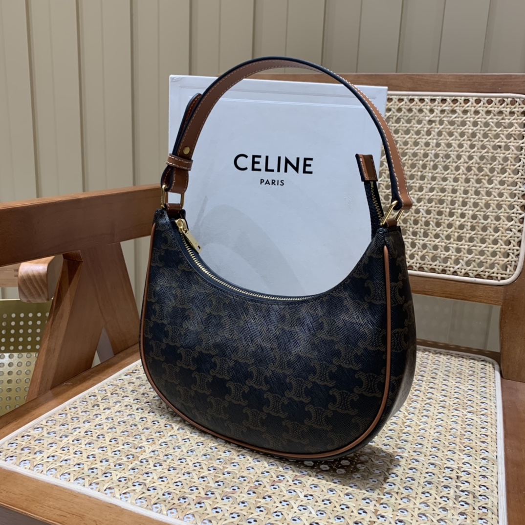 CELINE AVA 老花Ttiomphe腋下包 193952
