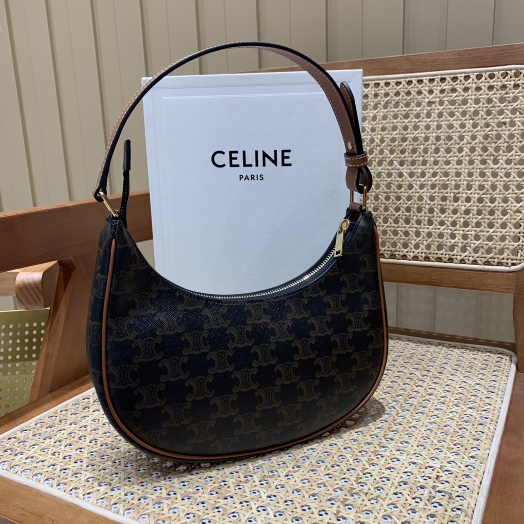 CELINE AVA 老花Ttiomphe腋下包 193952