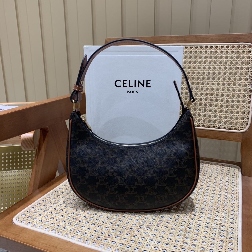 CELINE AVA 老花Ttiomphe腋下包 193952