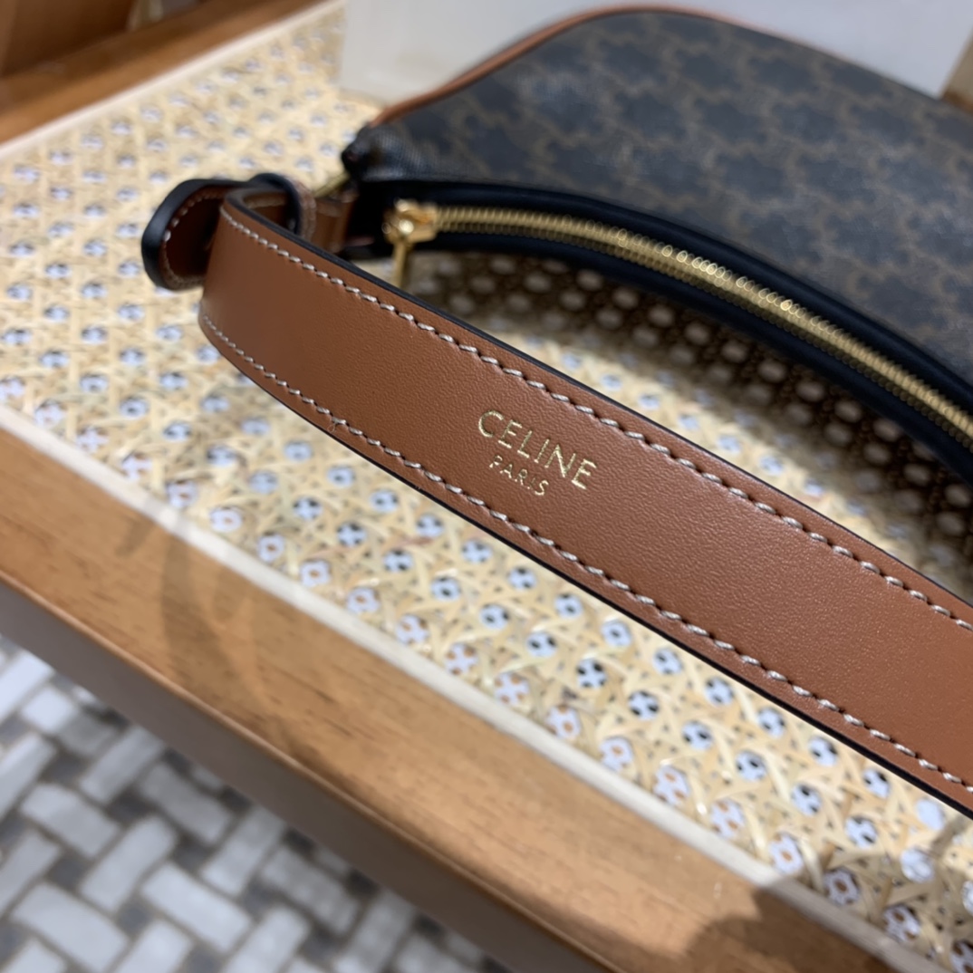 CELINE AVA 老花Ttiomphe腋下包 193952
