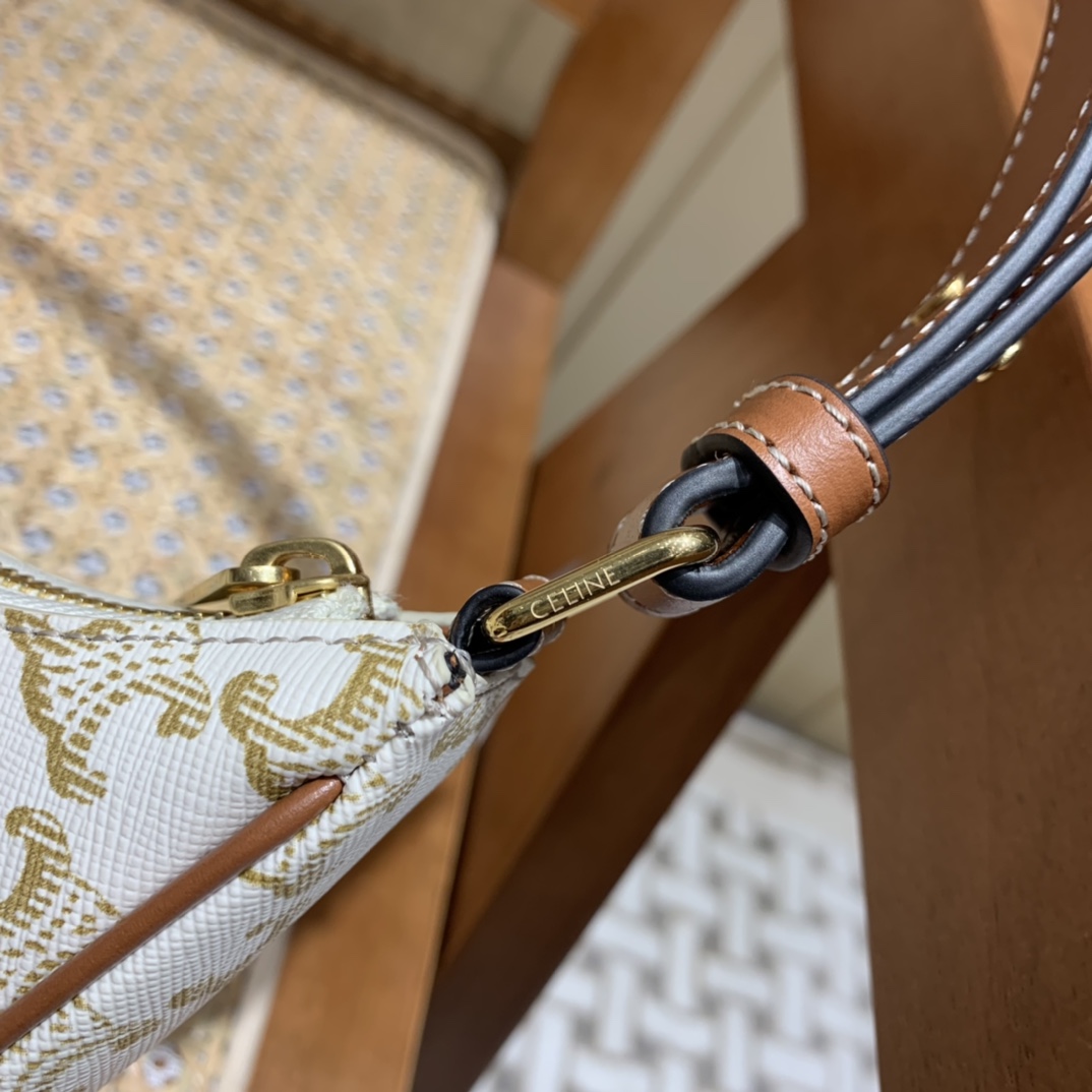 CELINE AVA 白花Ttiomphe腋下包 193952