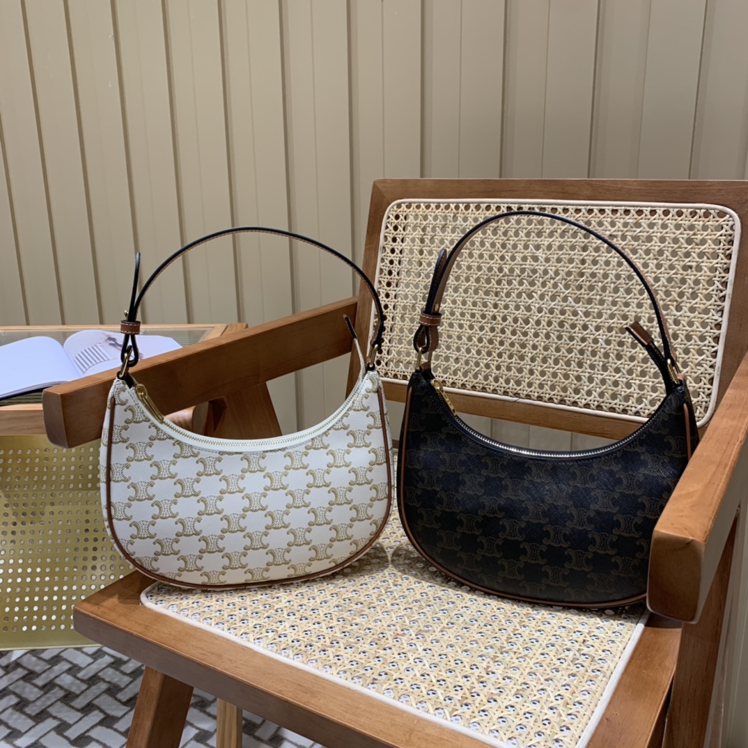 CELINE AVA 老花Ttiomphe腋下包 193952