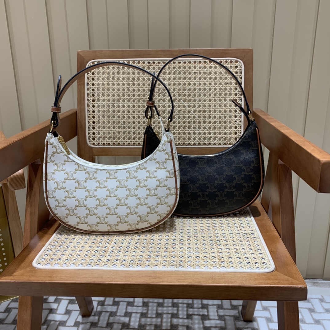 CELINE AVA 老花Ttiomphe腋下包 193952